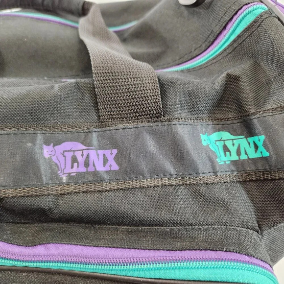 Joico Lynx Vintage Sports Gym Duffle Bag  Black - Picture 5 of 10